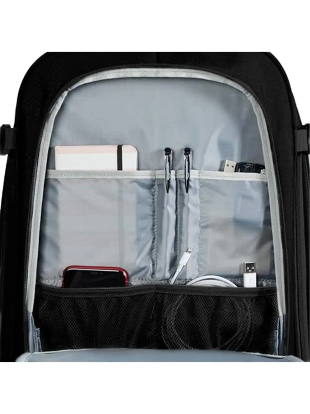 Expandable Carry On Backpack Lightweight Travel Bag Luggage Shoulder Bag